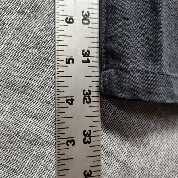 7 For All Mankind Jeans Men's Size 32x32 Dark Gray Wash Standard Straight Fit - Picture 7 of 11